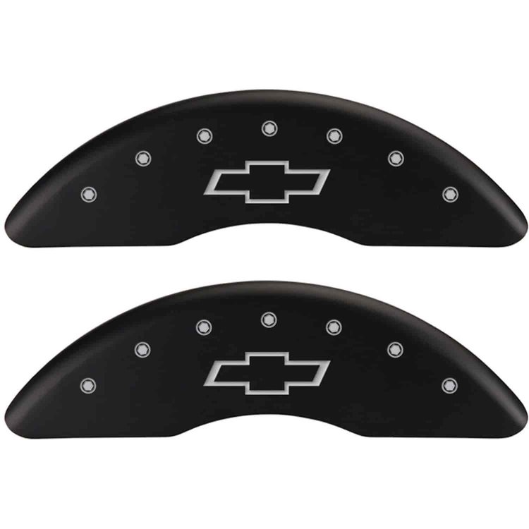 Bowtie/Bowtie Matte Black Powder Coat Finish Silver Characters.