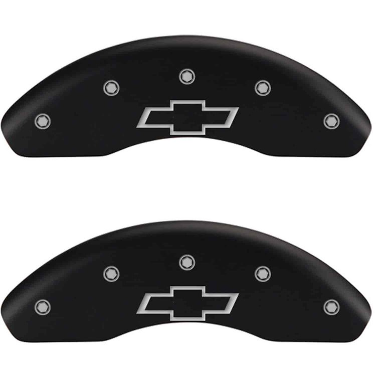 Bowtie/Bowtie Matte Black Powder Coat Finish Silver Characters.
