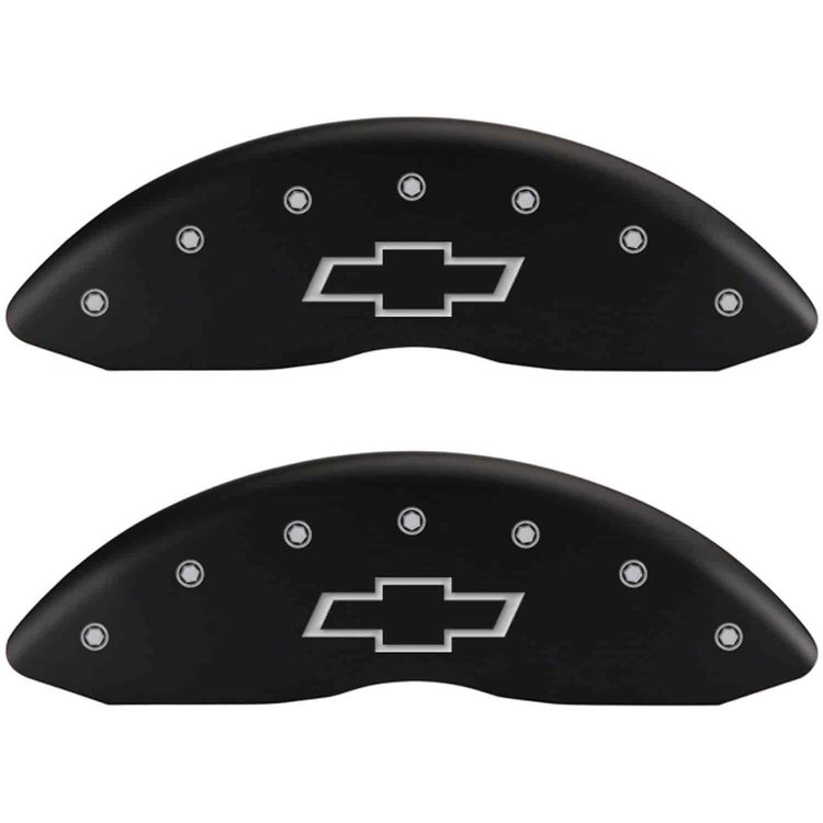 Bowtie/Bowtie Matte Black Powder Coat Finish Silver Characters.