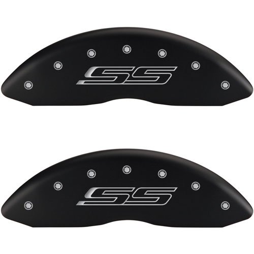 2012 CHEVROLET CAMARO SS 45TH ANNIV - SET OF 4 CALIPER COVERS SS/SS GEN 5 MATTE BLACK POWDER COAT FI