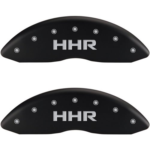 2008 CHEVROLET HHR SS - SET OF 4 CALIPER COVERS HHR / HHR MATTE BLACK POWDER COAT FINISH SILVER CHAR