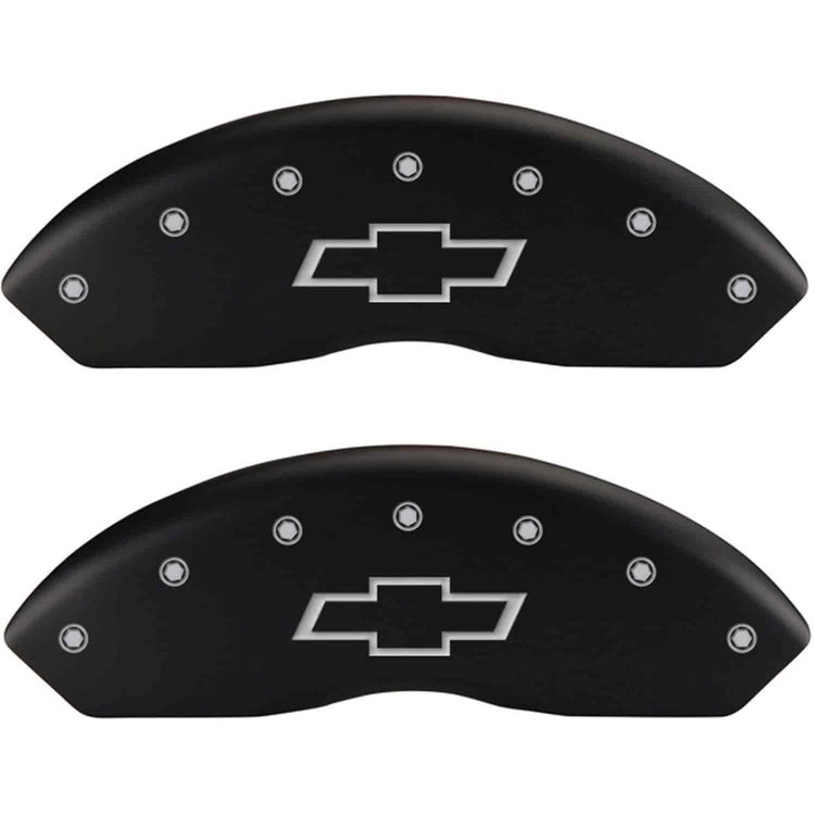 Bowtie/Bowtie Matte Black Powder Coat Finish Silver Characters.