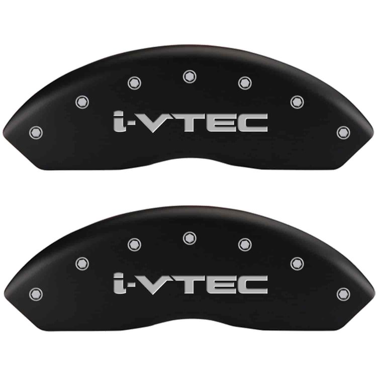 i-Vtec/i-Vtec Matte Black Powder Coat Finish Silver Characters.