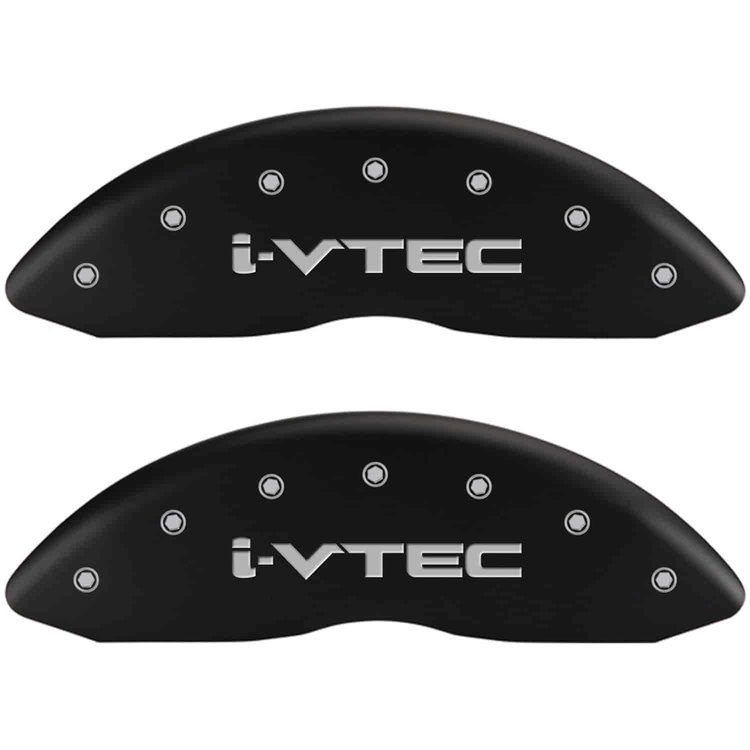 i-Vtec/i-Vtec Matte Black Powder Coat Finish Silver Characters.