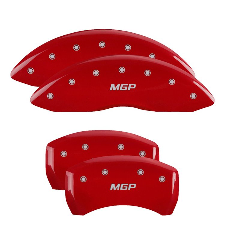 Front and Rear Disk Brake Caliper Covers for Hyundai Palisade, Red