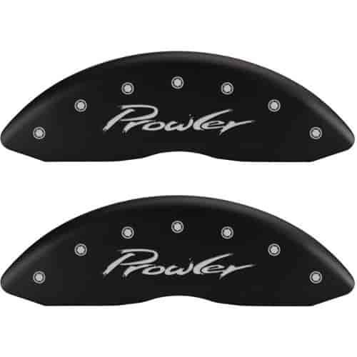 1997 CHRYSLER PROWLER BASE - SET OF 4 CALIPER COVERS PROWLER/PROWLER MATTE BLACK POWDER COAT FINISH