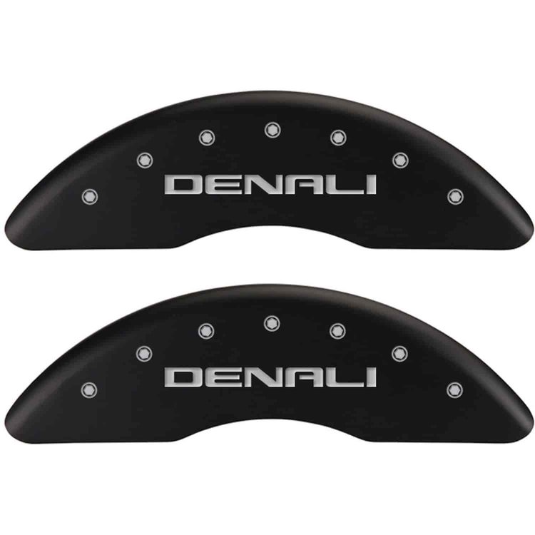 Denali/Denali Matte Black Powder Coat Finish Silver Characters.