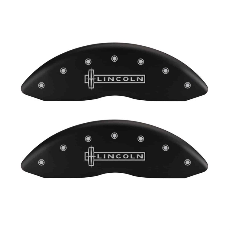 Lincoln/MKX Matte Black Powder Coat Finish Silver Characters.