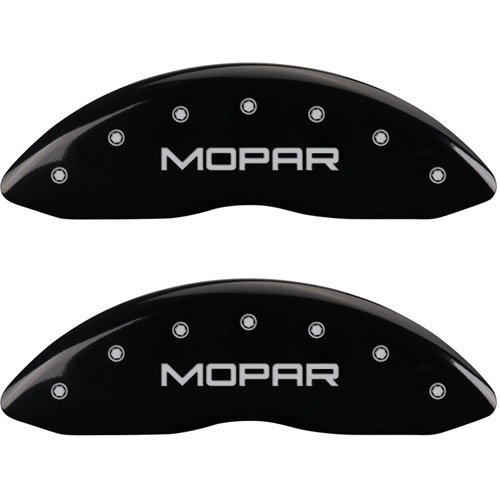 2011 JEEP GRAND CHEROKEE LAREDO - SET OF 4 CALIPER COVERS MOPAR/MOPAR ENGRAVING BLACK POWDER COAT FI