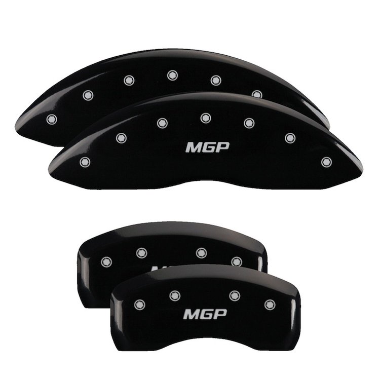 Front and Rear Disk Brake Caliper Covers for Jeep Gladiator, Black