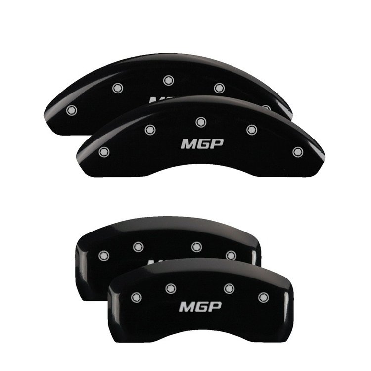 Front and Rear Disk Brake Caliper Covers for Mini Cooper, Black