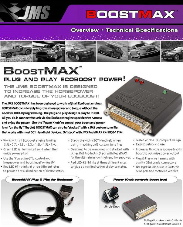 BoostMAX Performance Booster [2015-2016 Ford Mustang 2.3L Ecoboost]
