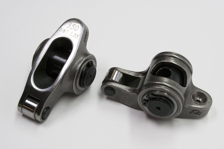 0235003 Pro Series Stud Mount Stainless Steel Rocker Arms 1955-86 Chevy 262-400