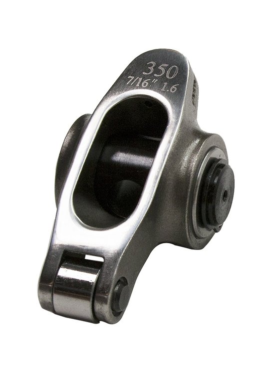 0235012-01 Pro Series Stud Mount Stainless Steel Rocker Arm 1955-86 Chevy 262-400