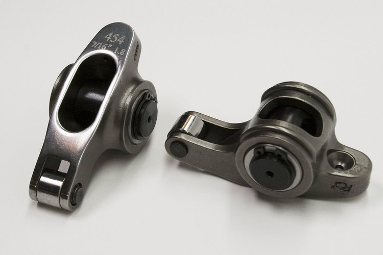 0245404 Pro Series Stud Mount Stainless Steel Rocker Arms 1958-2000 Chevy 396-454, 348-409W