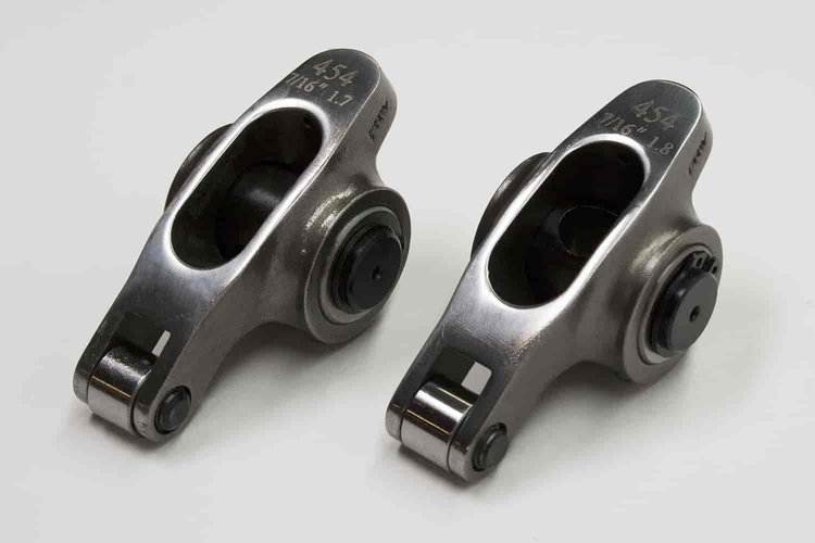 0245409 Pro Series Stud Mount Stainless Steel Rocker Arms 1958-2000 Chevy 396-454, 348-409W