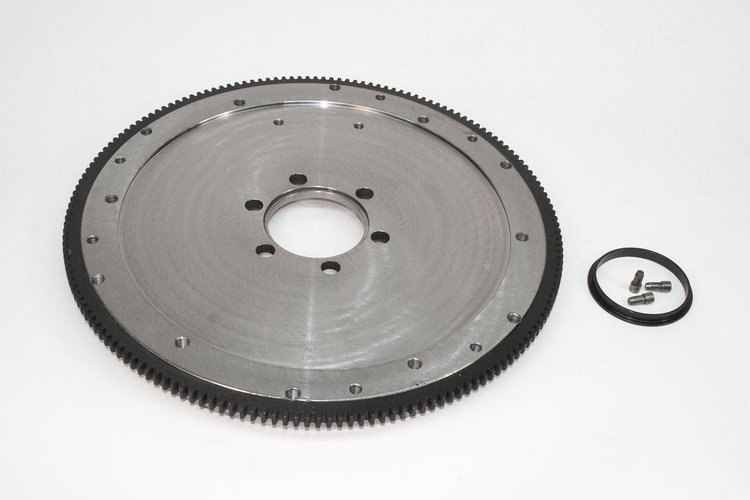 FLYWHEEL SFI BILLET STEEL PONT 326-455 1964-85 2.60 or 2.75 Crankshaft Pilot 166T Int Bal