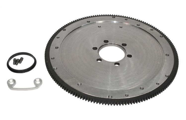 FLYWHEEL SFI BILLET STEEL PONT 326-455 1964-85 2.60 or 2.75 Crankshaft Pilot 166T Ext Bal