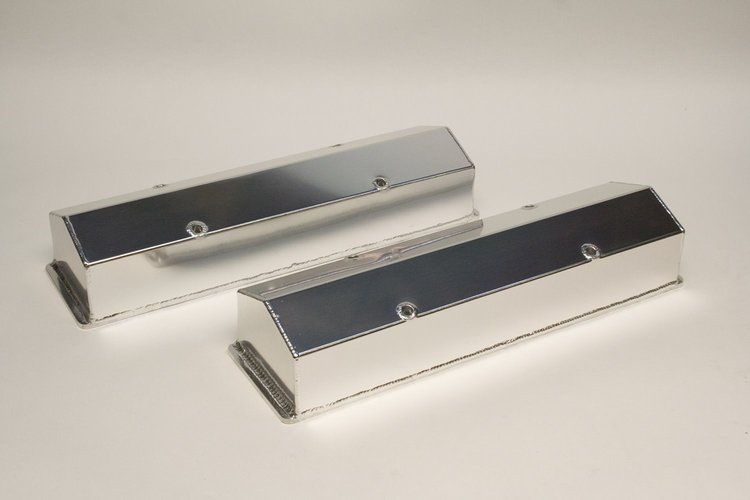 4035011 Fabricated Aluminum Valve Covers Small Block Chevy V8
