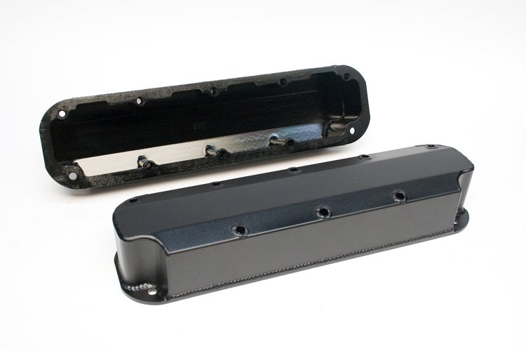 4036007 Valve Cover Set, Aluminum, Fabricated Billet Rail