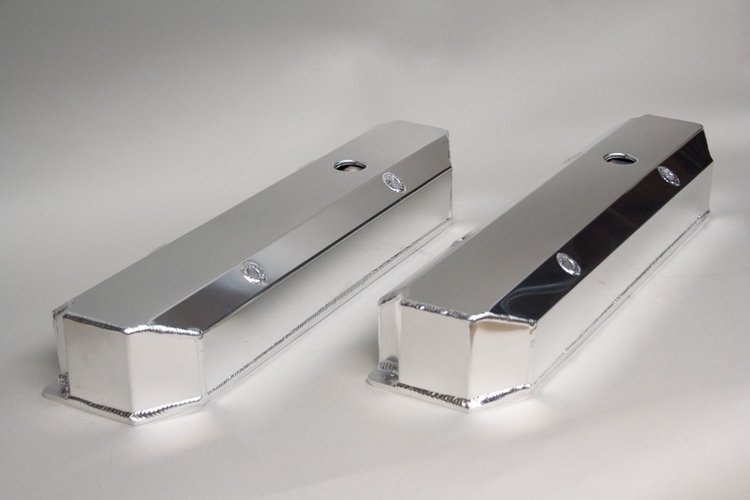 4044001 Fabricated Aluminum Valve Covers Big Block Mopar 440