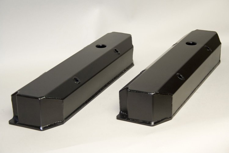 4044007 Fabricated Aluminum Valve Covers Big Block Mopar 440