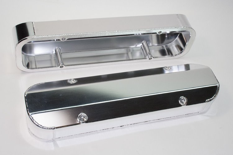 4045511 Fabricated Aluminum Valve Covers Pontiac 301-455
