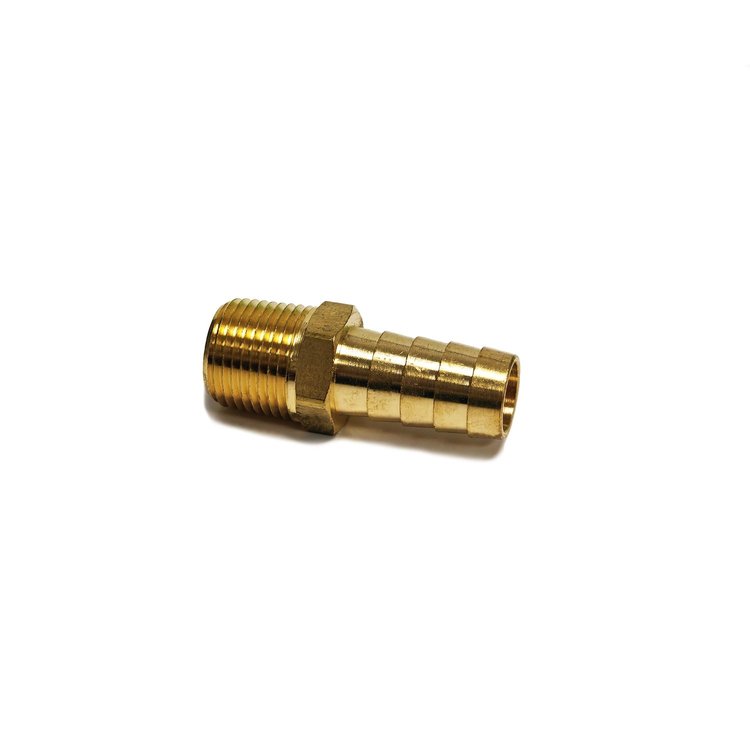 4915037 Fitting, Male Hose Barb NPT, 3/8 in. Hose Barb x 1/2 in. Male NPT