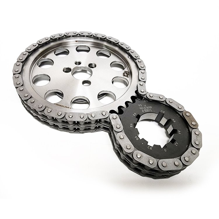 5030521 Double-Roller Timing Chain and Gear Set for Chevy V6 262, 1985-1993 Small Block Chevy 305/350 with Factory Roller Cam