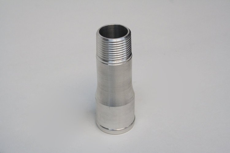 5292063 Straight Water Pump Fitting 3/4" NPT to 1.25" Hose x 3" Long