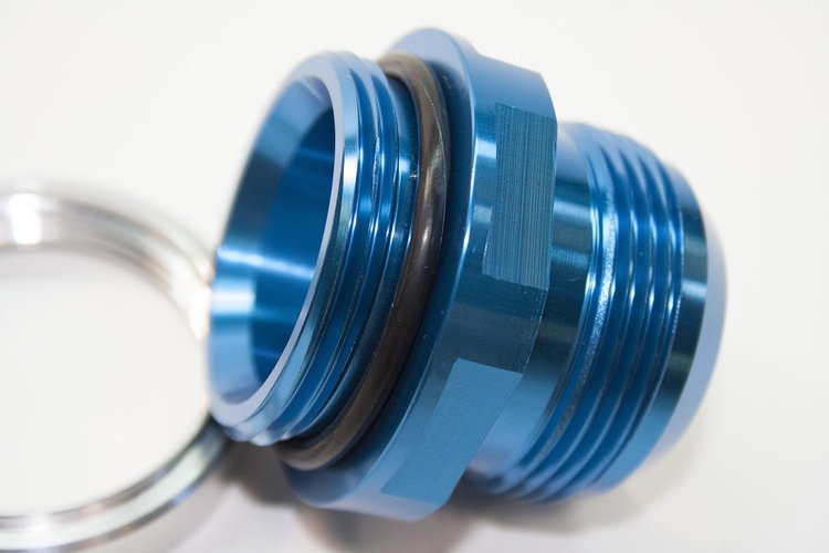 5292410 Aluminum Straight Radiator Fitting -20 AN O-Ring Male to -20 AN Male