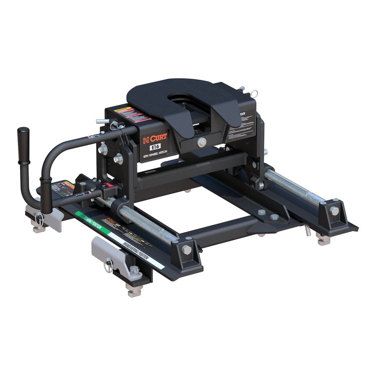 E16 Fifth Wheel Hitch w/Roller and GM Puck Adapter