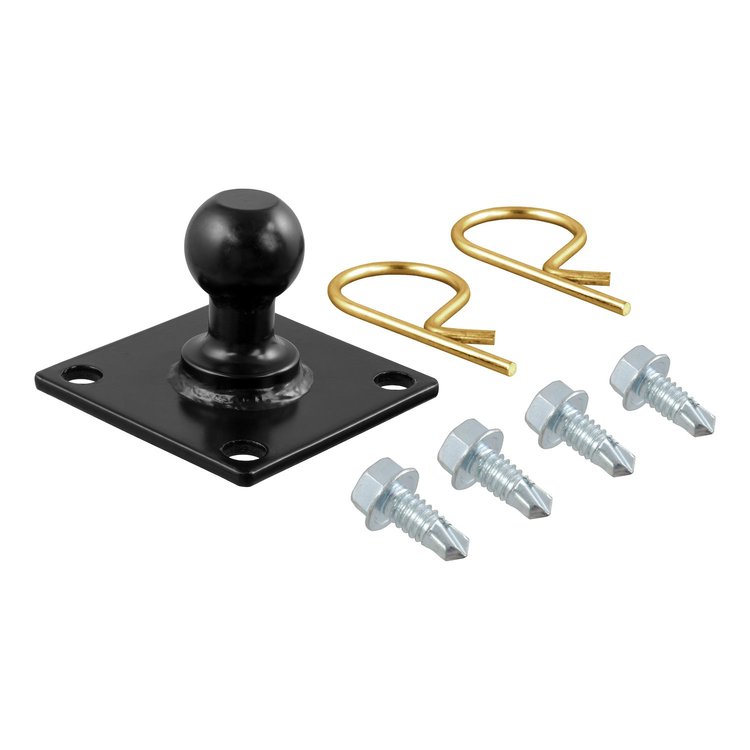 Trailer Mounted Sway Control Ball Includes (4) Self-Tapping Bolts