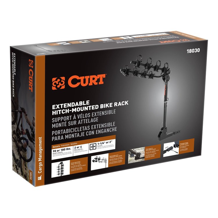 Receiver Hitch Bike Rack 90/180lbs Capacity