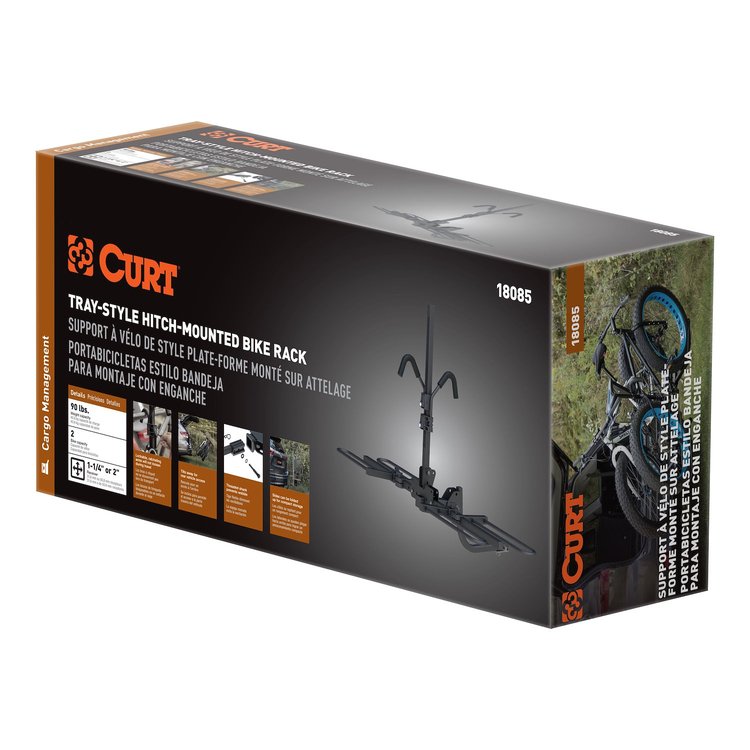 Tray-Style Hitch-Mounted Bike Rack
