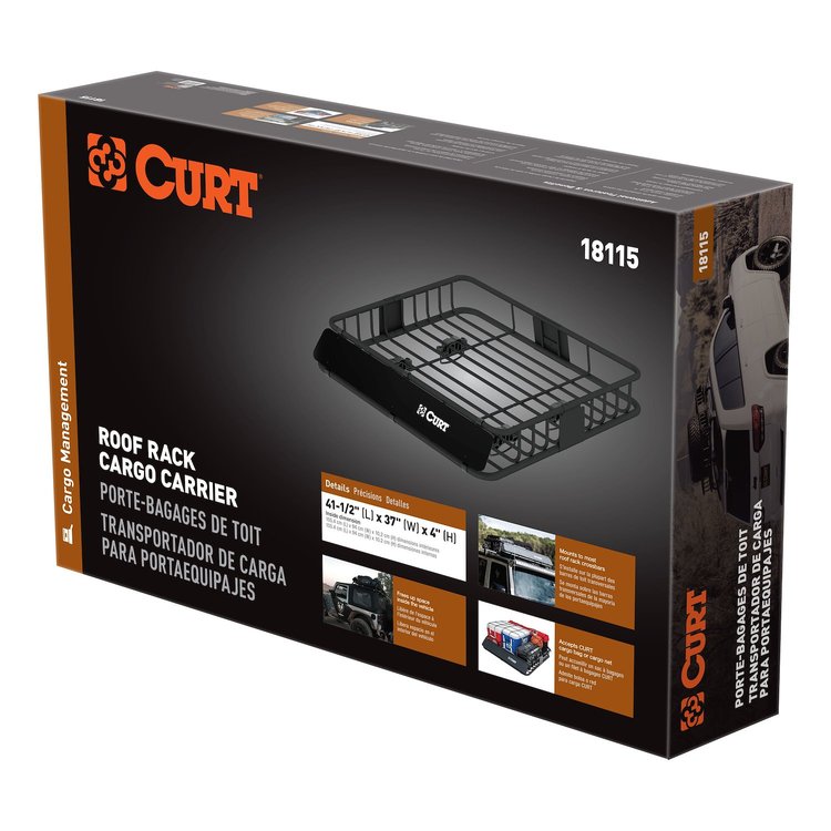 Roof Mounted Cargo Rack 41.500 in. x 37 in. x 4 in.