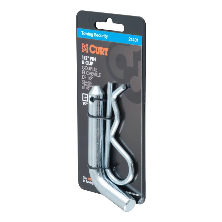 Hitch Pin and Clip 1/2" Pin Fits 1 1/4" Receivers