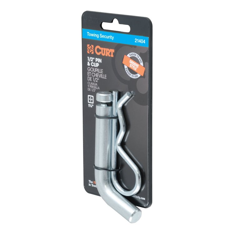 1/2 GROOVED PIN AND CLIP PACKAGED