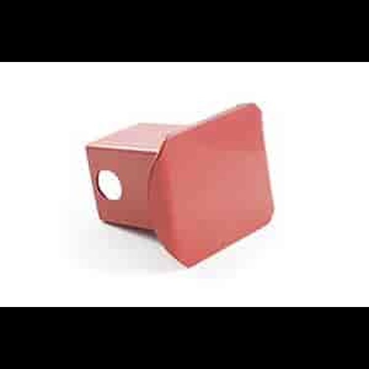 Hitch Receiver Tube Cover Bright Red