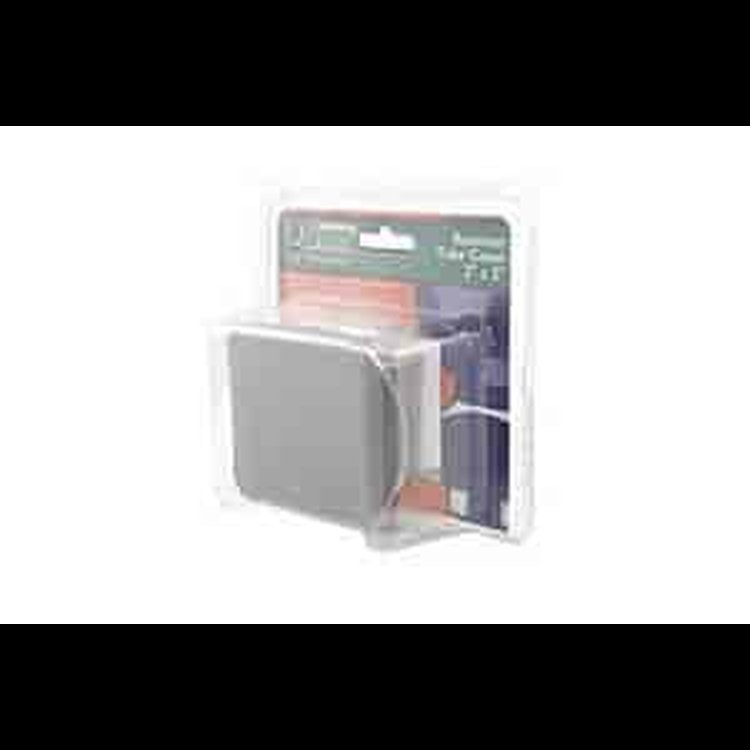 Hitch Receiver Tube Cover Light Pewter