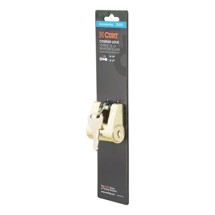 Coupler Pin Lock Brass Finish
