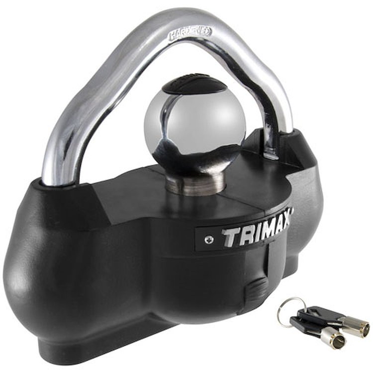 Trailer Coupler Lock 360 Degree Solid Hardened Steel