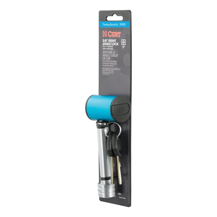 LOCK CHROME 5/8 RIGHT ANGLE LOCK