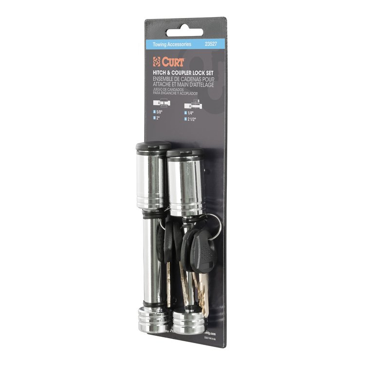 LOCK CHROME 5/8 DOGBONE WITH 2 1/2 SPAN COUPLER