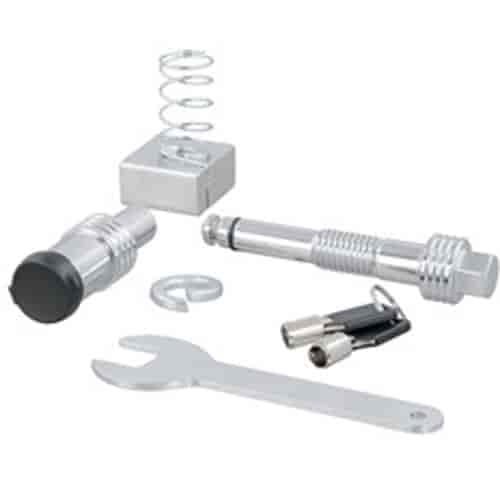 Anti-Rattle Trailer Hitch Lock Chrome Plated