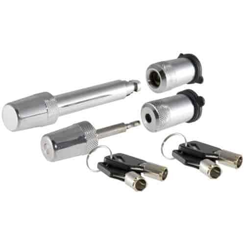 Hitch & Coupler Pin Lock Combo 5/8" Diameter Pin For 2" Receivers