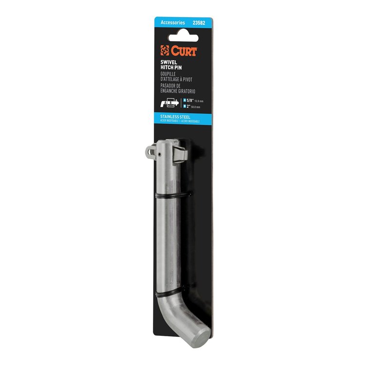 Pivot Lock Hitch Pin 5/8" Pin Fits 2" Receivers