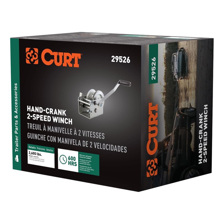 29526 Hand-Crank 2-Speed Winch