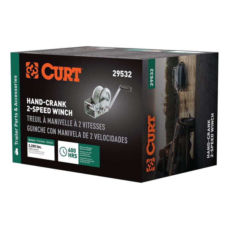 29532 Hand-Crank 2-Speed Winch