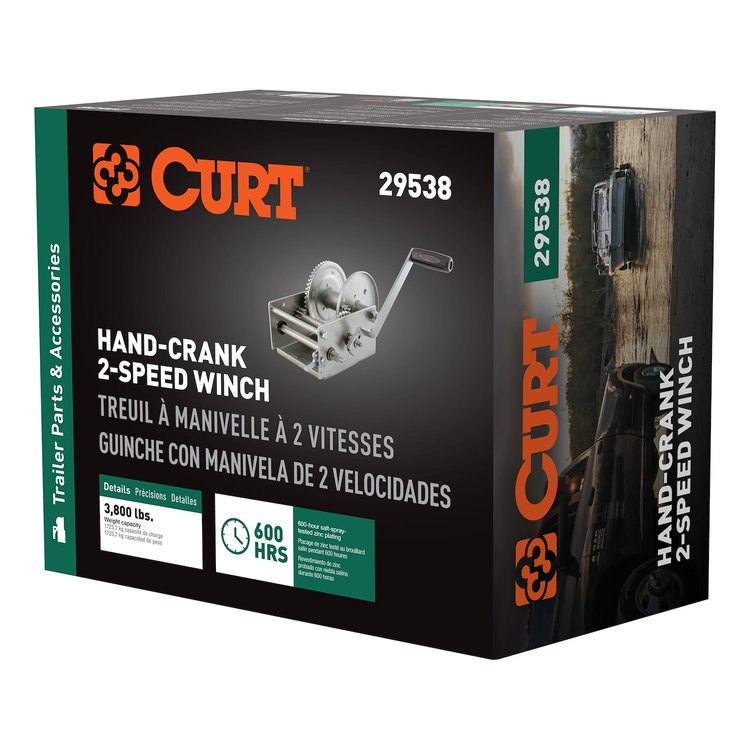 29538 Hand-Crank 2-Speed Winch